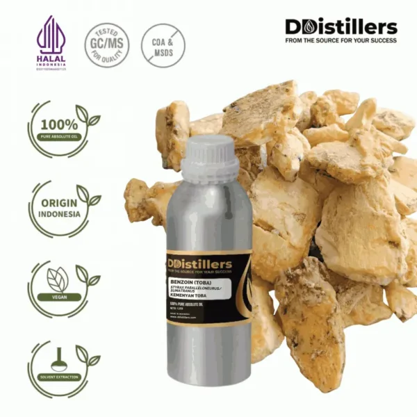 Benzoin (Toba) / Kemenyan Toba Absolute Oil Pure 100% | Styrax paralleloneurus / Styrax sumatranus