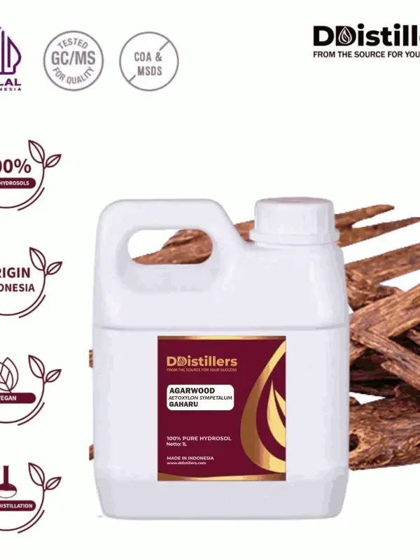 Agarwood / Gaharu Hydrosol Pure 100% | Aquilaria malaccensis